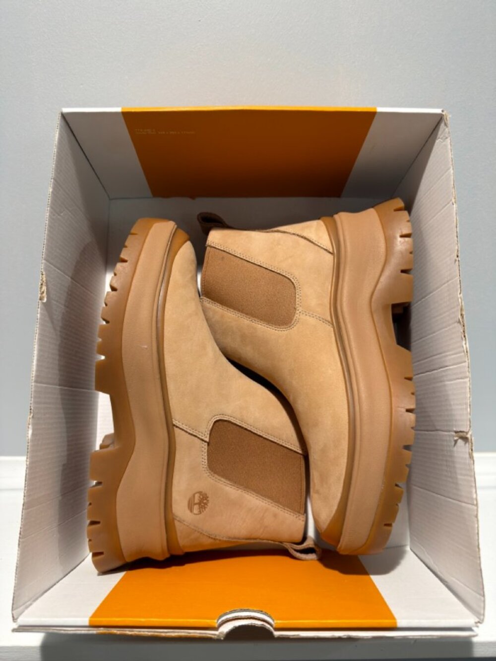 Timberland Women's Roxie Lane Mid Chelsea Boot - Color: Beige